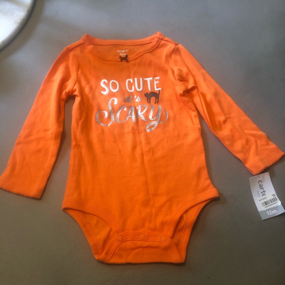 Halloween Bodysuit (size 12 months)